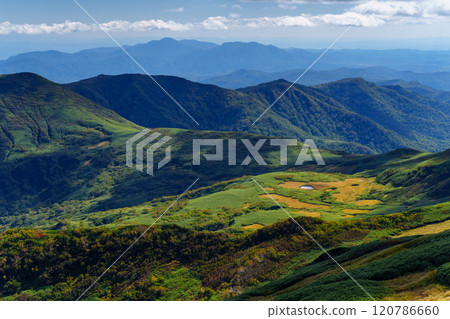 Climbing Mt. Shokanbetsu: Spectacular views of Hokkaido in autumn - One of Japan's 200 famous mountains Climbing Mt. Shokanbetsu: Spectacular views of Hokkaido in autumn - One of Japan's 200 famous mountains 120786660
