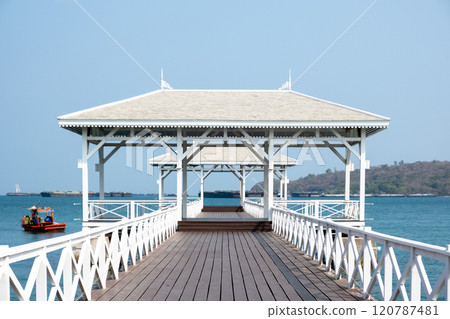 Atsadang Bridge view point at Koh Sichang , Chonburi province, Thailand. Atsadang Bridge view point at Koh Sichang , Chonburi province, Thailand. 120787481