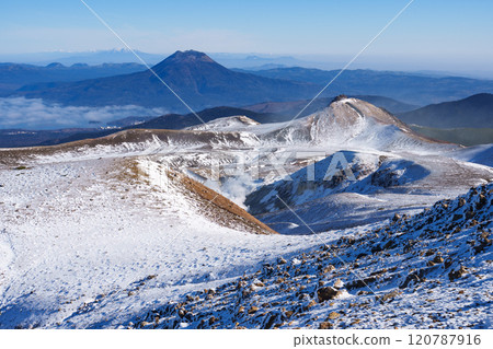 Lake Akan from the Meakan-dake hiking trail: A spectacular hike up one of the 100 famous mountains 120787916