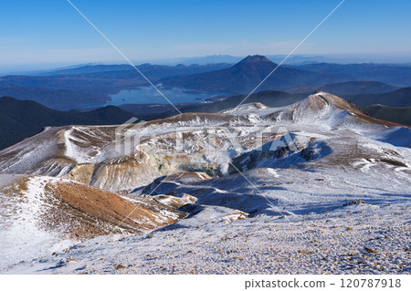 Lake Akan from the Meakan-dake hiking trail: A spectacular hike up one of the 100 famous mountains 120787918