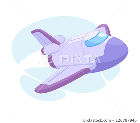 Space Rocket and Shuttle for Cosmos Exploration Vector Illustration Space Rocket and Shuttle for Cosmos Exploration Vector Illustration 120787946