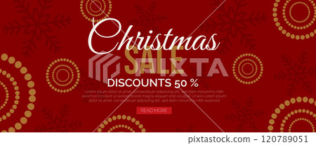 Christmas greeting card set with festive designs. Vector illustration Christmas greeting card set with festive designs. Vector illustration 120789051