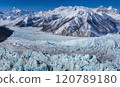 Glacial landscape near Juneau in Alaska 120789180