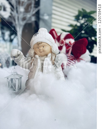 A closed up shot of New Year decorations.  120789418