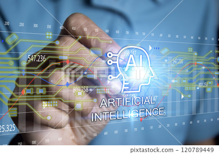 The concept of using AI for processing and analysis The concept of using AI for processing and analysis 120789449