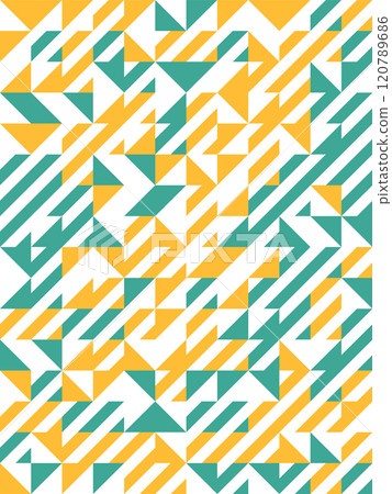 Abstract geometric linear graphics. Seamless retro geometric pattern background. 120789686