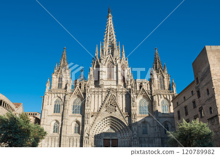 Cathedral de Barcelona in Spain Cathedral de Barcelona in Spain 120789982