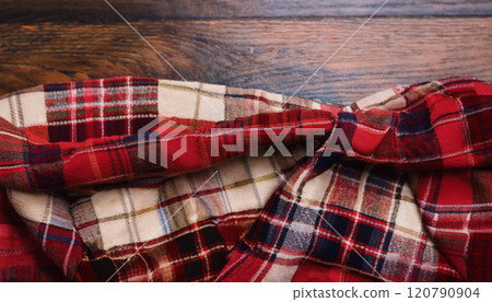 Classic Plaid Border for Rustic Designs 120790904