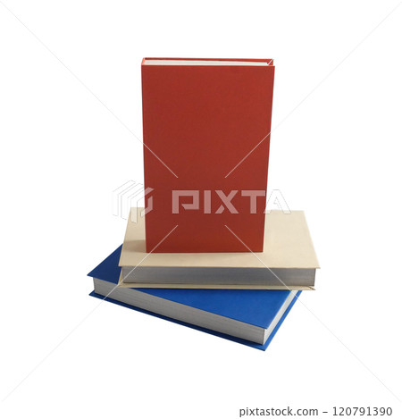 stack of colors hardcover books isolated on white. stack of colors hardcover books isolated on white. 120791390