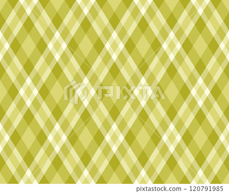 Argyle pattern of geometric rhombus. Harlequin check wallpaper design. Classic diamond shaped textile material for web background, print fabric clothing, sweater, wrapping paper, gift card, invitation 120791985