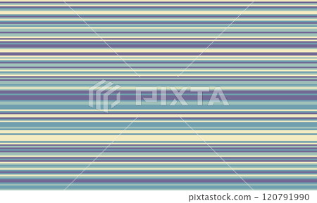 Geometric stripes seamless vector pattern with horizontal lines in varied colours, creating an abstract background. Ideal for textile design, wallpaper, or graphic prints. 120791990