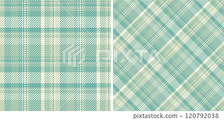 Seamless pattern check of plaid vector tartan with a background textile texture fabric. Set in summer colors. Fashion bandanas for a cool style. Seamless pattern check of plaid vector tartan with a background textile texture fabric. Set in summer colors. Fashion bandanas for a cool style. 120792038