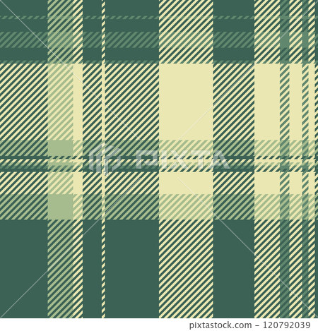Creativity fabric texture tartan, professional textile check seamless. Handmade plaid vector background pattern in mint and light colors. 120792039