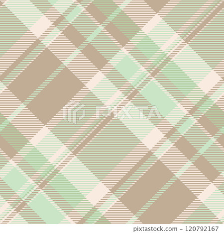 Delicate vector textile fabric, grid tartan check seamless. Seventies background plaid texture pattern in light and pastel colors. Delicate vector textile fabric, grid tartan check seamless. Seventies background plaid texture pattern in light and pastel colors. 120792167