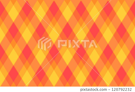 Argyle pattern of geometric rhombus. Harlequin check wallpaper design. Classic diamond shaped textile material for web background, print fabric clothing, sweater, wrapping paper, gift card, invitation Argyle pattern of geometric rhombus. Harlequin check wallpaper design. Classic diamond shaped textile material for web background, print fabric clothing, sweater, wrapping paper, gift card, invitation 120792232
