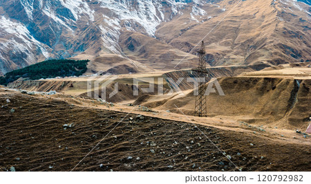mountain landscape in Georgia 120792982