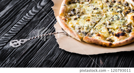 Delicious italian pizza 120793011
