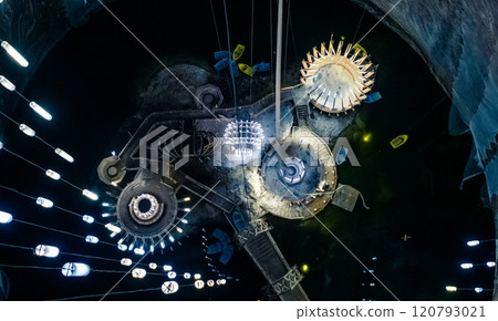 Famous Salina Turda in Romania 120793021