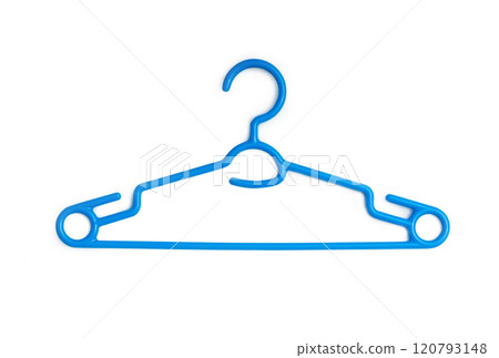 blue plastic clothes hanger blue plastic clothes hanger 120793148