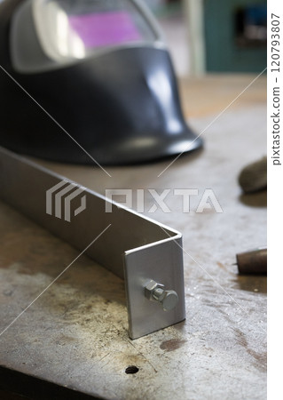 Preparing to weld stainless steel 120793807