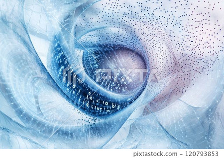 Image of data being sucked in spirally_1 120793853