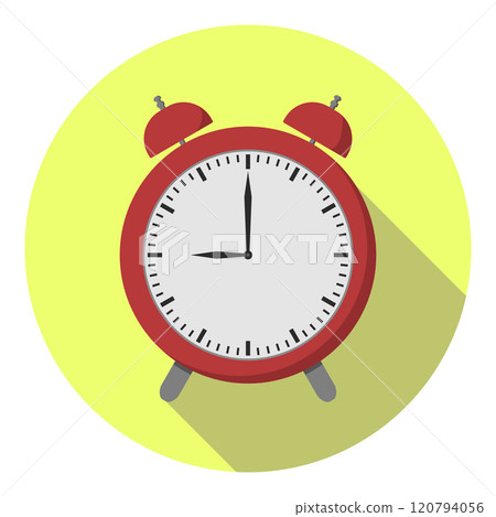 Alarm Clock Vector Flat Icon 120794056