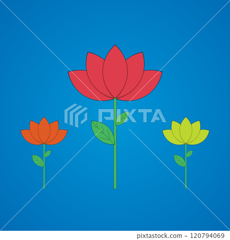Flower Vector Icon Flower Vector Icon 120794069