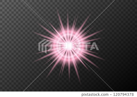 vector illustration of a bright light 120794378