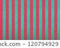 Dark grainy texture with thin red and green stripes 120794929
