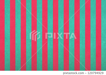 Dark grainy texture with thin red and green stripes 120794929