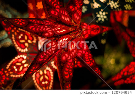 german christmas market scenery german christmas market scenery 120794954