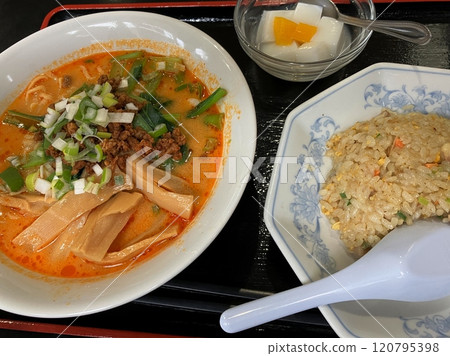 Dandan noodles from a local Chinese restaurant: Dandan noodles from the lunch set 120795398