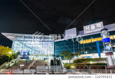 Seoul Station night view 120795831