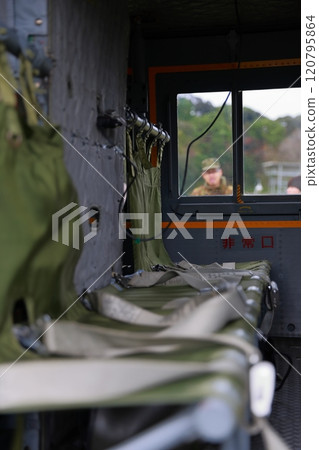 Self-Defense Forces helicopter for disaster relief 120795864