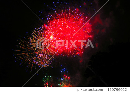 2024年埼玉縣川口市多多拉祭煙火景色 120796022