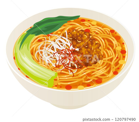 Bamboo noodles 120797490