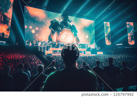 eSports event at the stadium 120797992