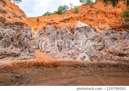 Scenery of Fairy Stream located in Mui Ne, Phan Thiet, Vietnam 120799591