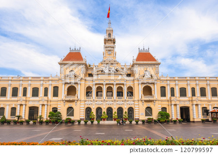 Ho Chi Minh City Hall, Peoples Council Council and Peoples Committee Head Office in Vietnam Ho Chi Minh City Hall, Peoples Council Council and Peoples Committee Head Office in Vietnam 120799597