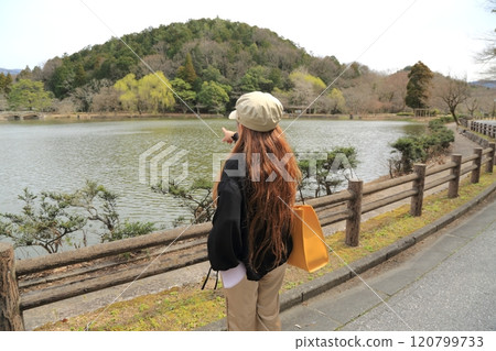 Shiga Mishima Pond Walking Tour 19 (Mishima Pond, Maibara City, Shiga Prefecture) Shiga Mishima Pond Walking Tour 19 (Mishima Pond, Maibara City, Shiga Prefecture) 120799733