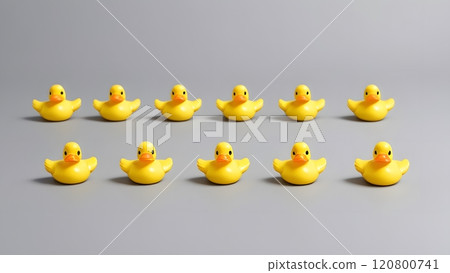 Yellow duck toy photo 120800741