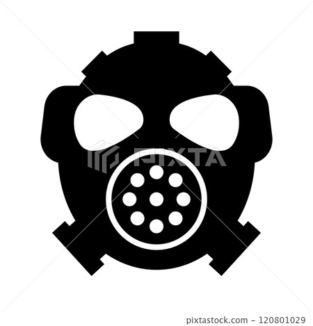 Gas mask silhouette 120801029