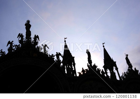 Church decoration silhouette Church decoration silhouette 120801138