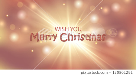 A delightful Christmas illustration Design With a Shining Star 120801291