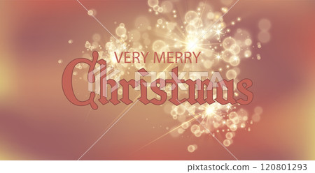 A beautiful Christmas illustration featuring vibrant colors and intricate design 120801293