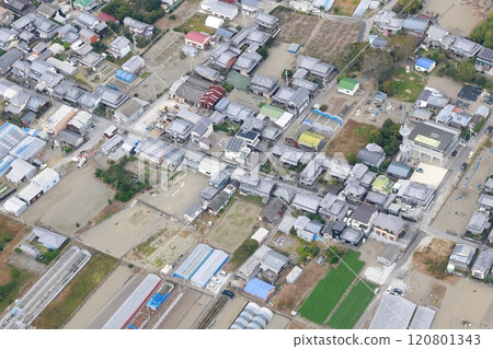 Aerial view of Nankoku City, Kochi Prefecture 120801343