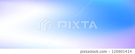 Light blue purple gradient background. Soft pastel winter wavy wallpaper. Smooth blur cold color backdrop for poster, brochure, leaflet, banner, booklet, flyer. Calm icy water surface texture. Vector 120801414