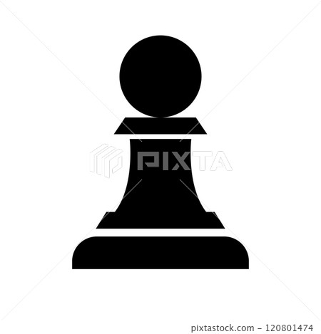 Pawn silhouette 120801474