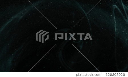 Glitter texture. Natural dust. Defocused blue sparkling shimmering smoke cloud fog particles on abstract dark black art background. 120802020