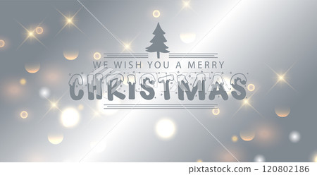 Merry Christmas Beautiful And Bright Illustration Design Merry Christmas Beautiful And Bright Illustration Design 120802186